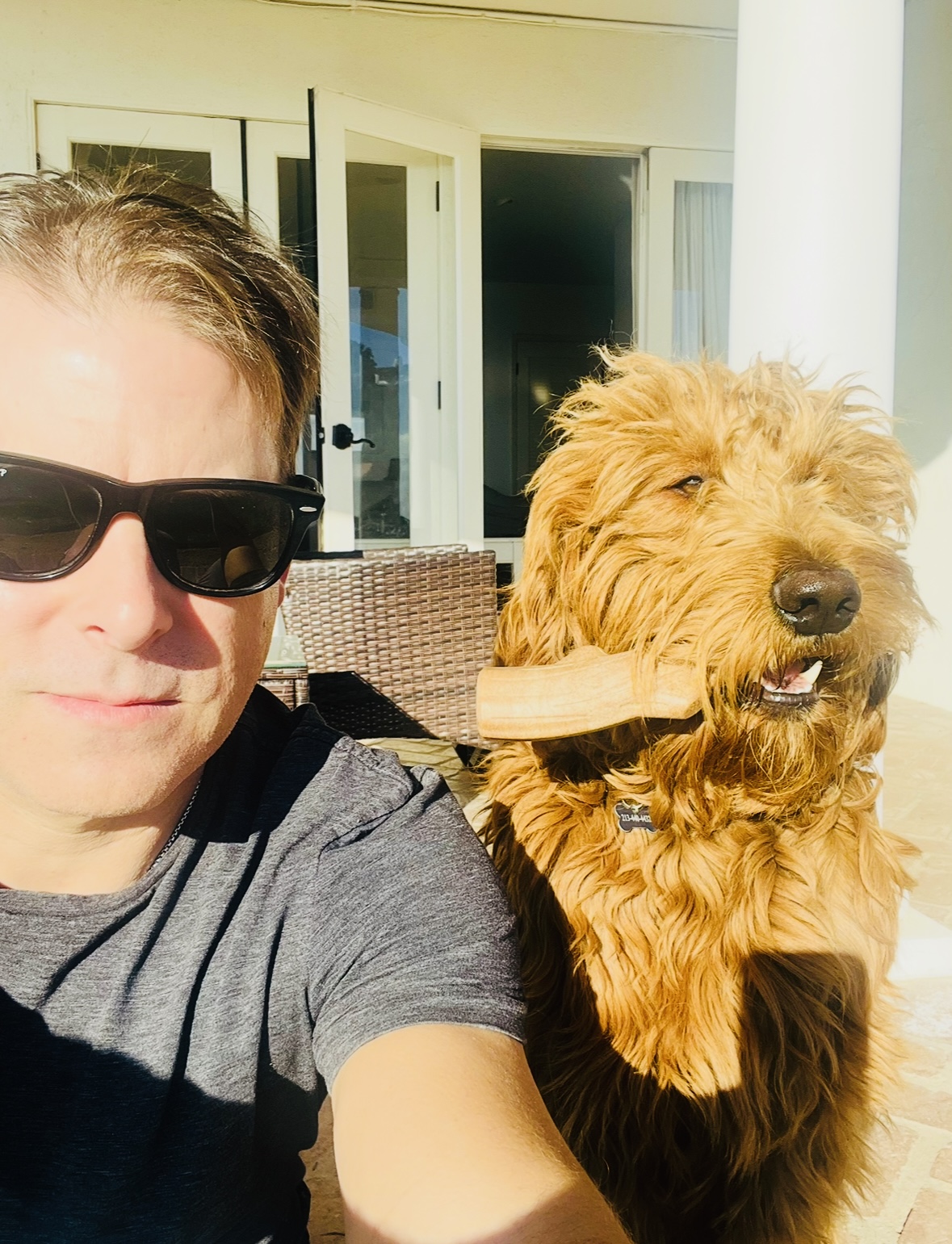 Kurtis Luke with Kodiak