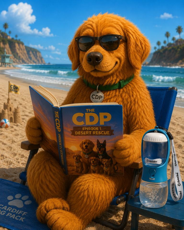 What Kodiak Thinks About the Cardiff Dog Pack Book (A Review By the Dog It’s Based On)