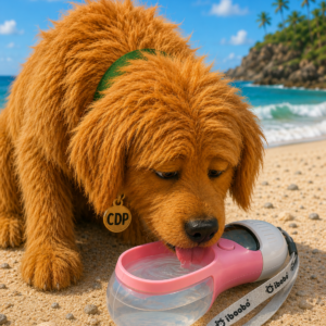 Cibaabo Dog Travel Water Bottle & Food Container β CDP Recommended