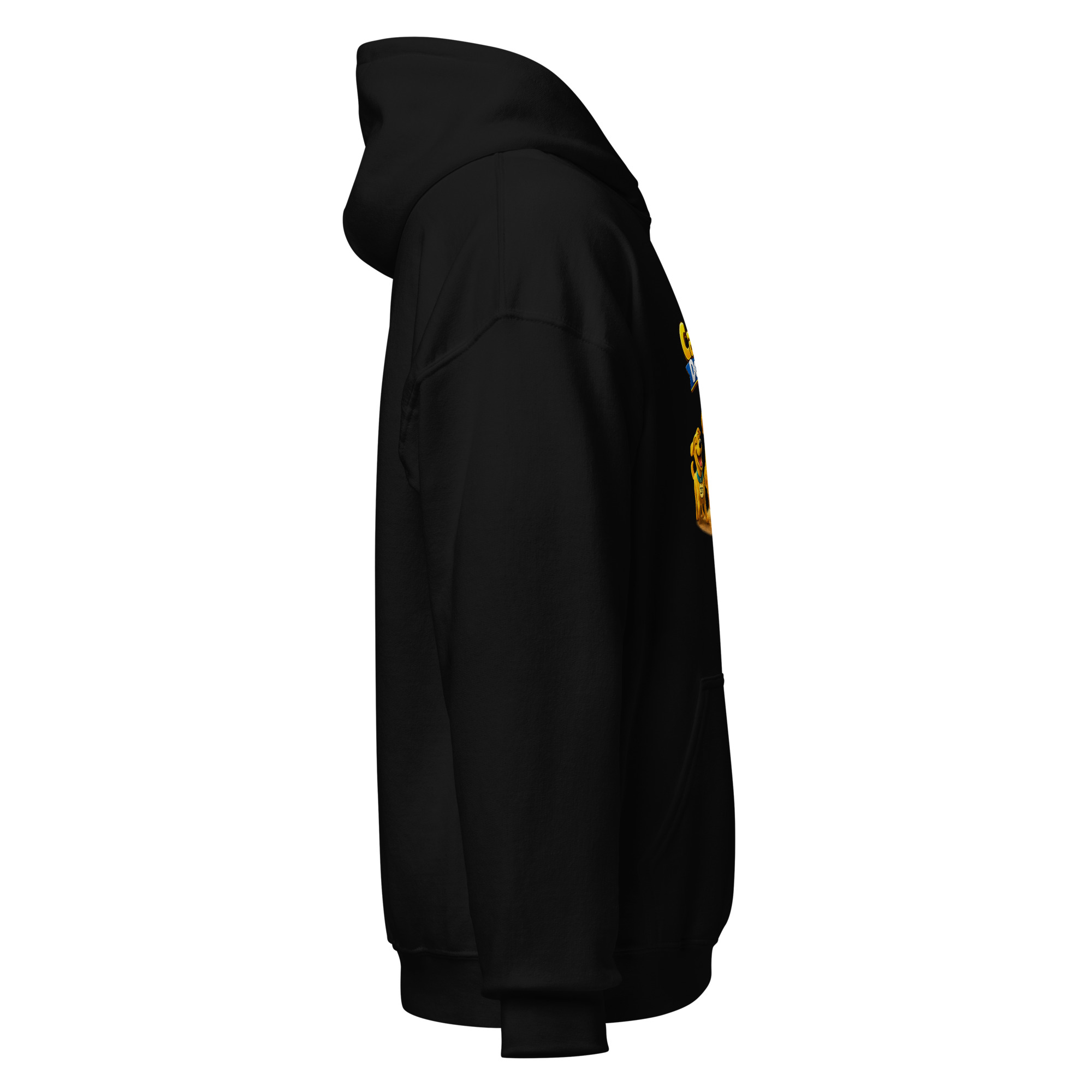 Cardiff Dog Pack black hoodie right