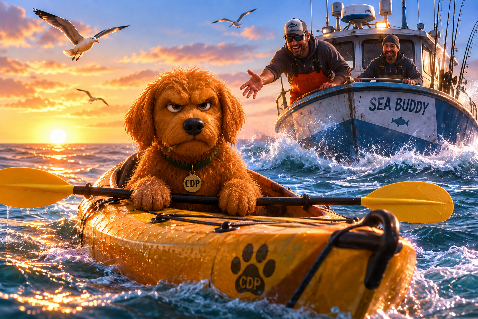 If I Ever Float Away in a Kayak… We Have Problems.
